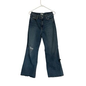 Hudson Jeans Blue Flare Wide Leg Denim
